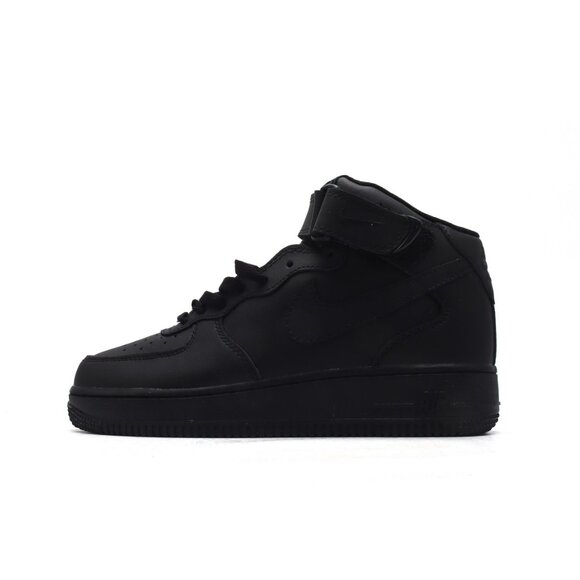 Nike Air Force 1 \'07 Mid Triple Black Mens Shoes main image 4